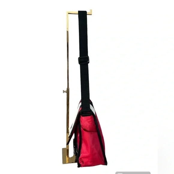 Tommy Hilfiger Vintage 90s Red Blue Mini Messenger Crossbody Bag - Picture 4 of 11